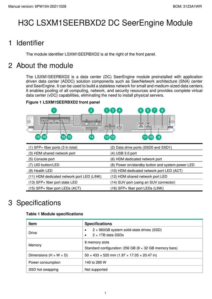 H3C LSXM1SEERBXD2 User manual H3C LSXM1SEERBXD2 User manual