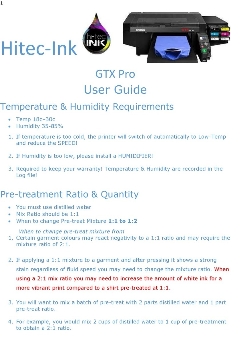 Brother GTX pro User manual