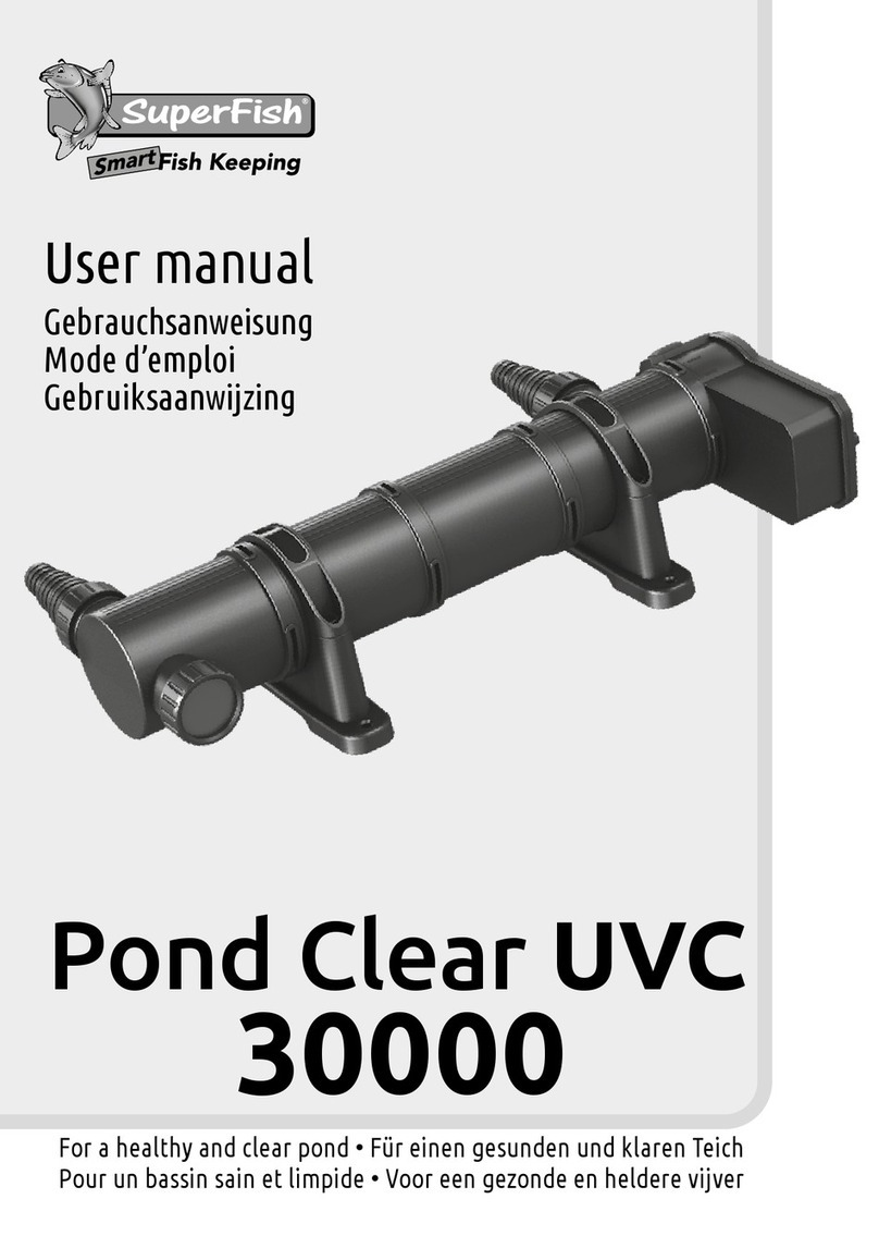 SuperFish Pond Clear UVC 30000 user manual