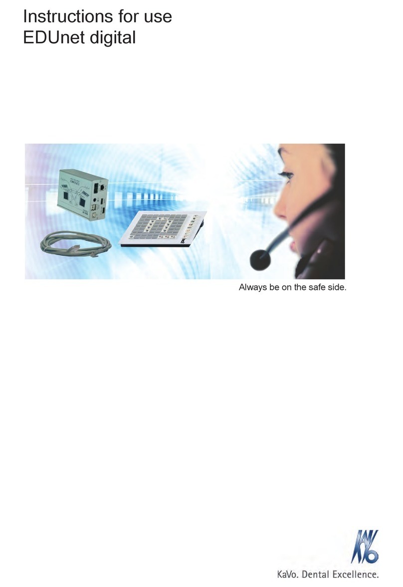 KaVo EDUnet digital Instructions for use