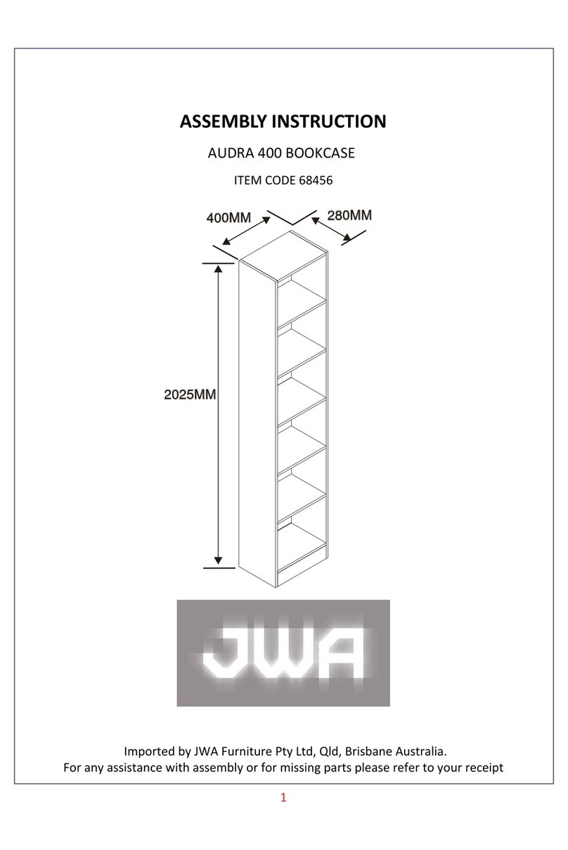 JWA AUDRA 400 Assembly instructions