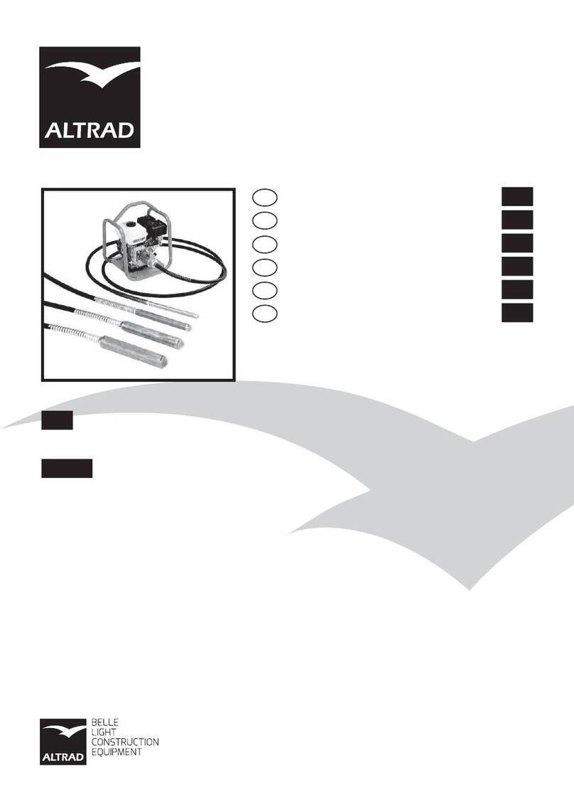 Altrad BELLE BGA POKERS Operator's manual