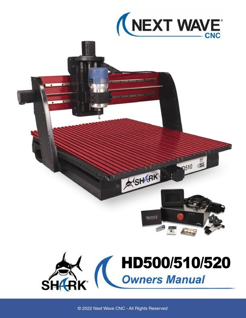 Next Wave CNC SHARK HD500 User manual