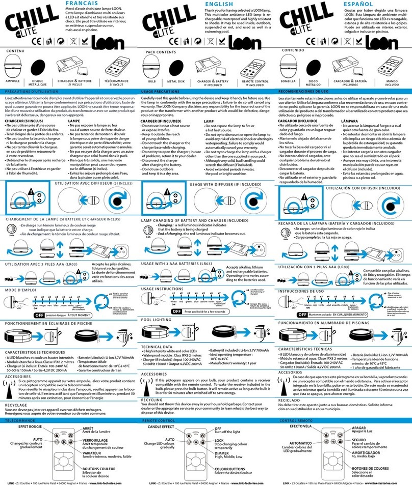 Link LOON CHILL LITE manual