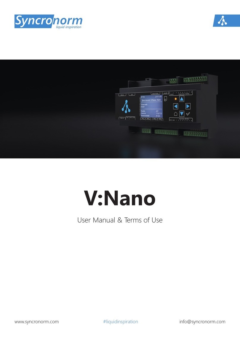 Syncronorm V:Nano 512 manual