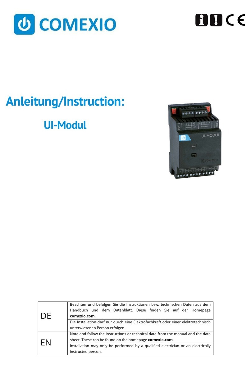 COMEXIO UI-Modul instructions