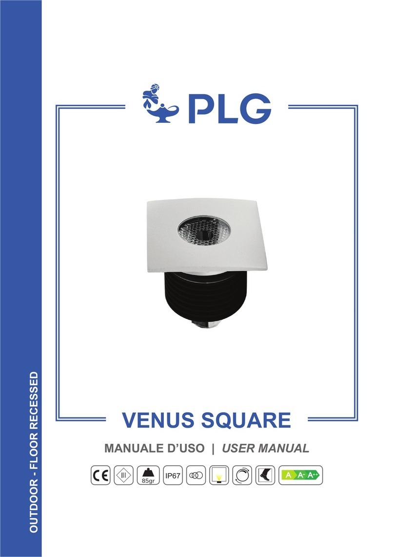 PLG VENUS SQUARE User manual