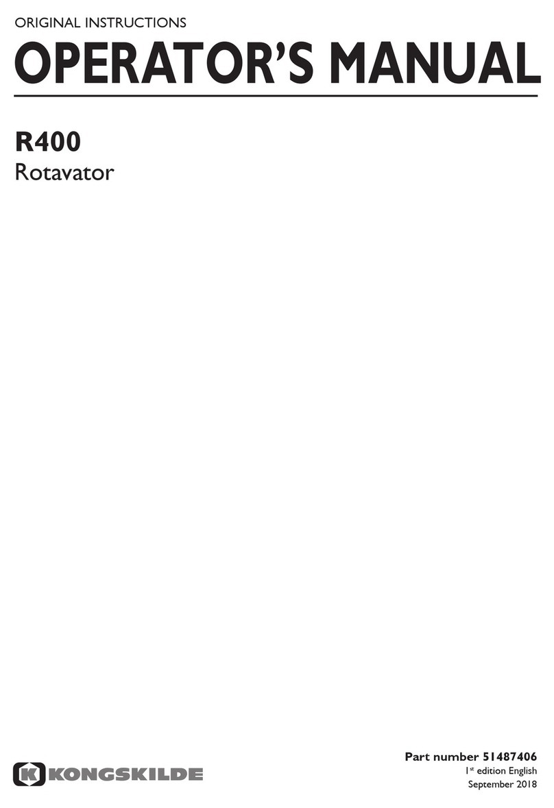 Kongskilde R400 User manual