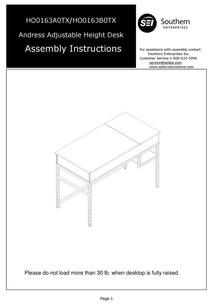 Southern Enterprises Andress HO0163A0TX Assembly instructions