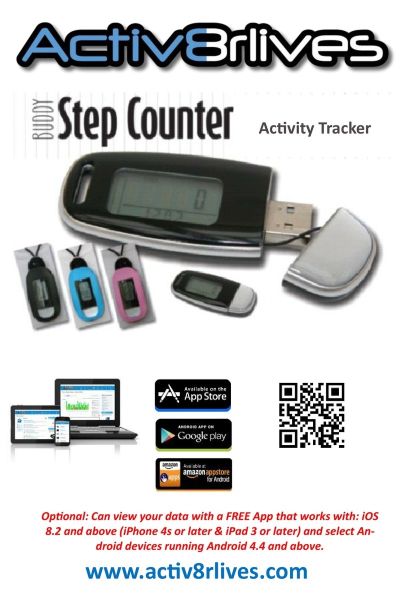 Active8rlives BUDDY STEP COUNTER manual