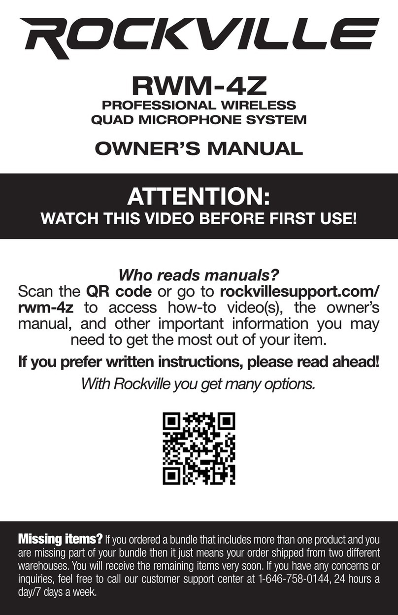 Rockville RWM-4Z owner's manual