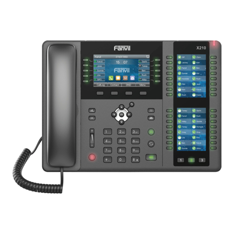Fanvil X210 User manual