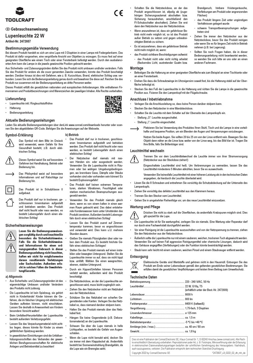 TOOLCRAFT TO-7417821 operating instructions