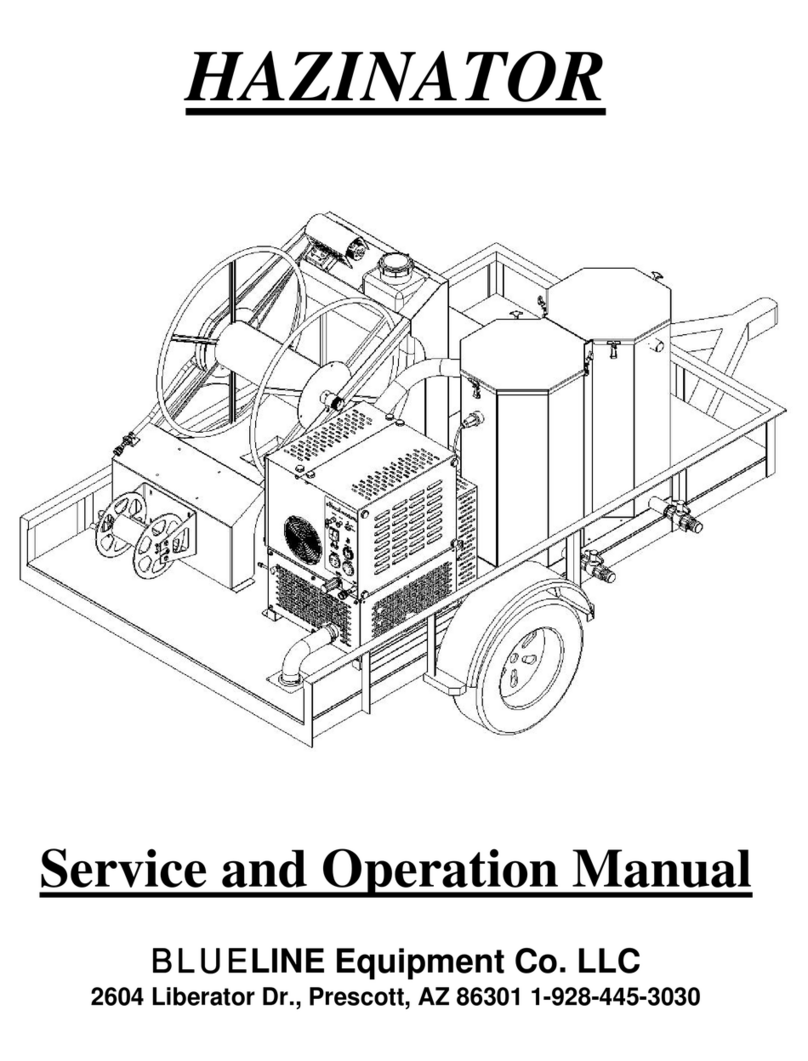 Blue Line HAZINATOR Service and operation manual