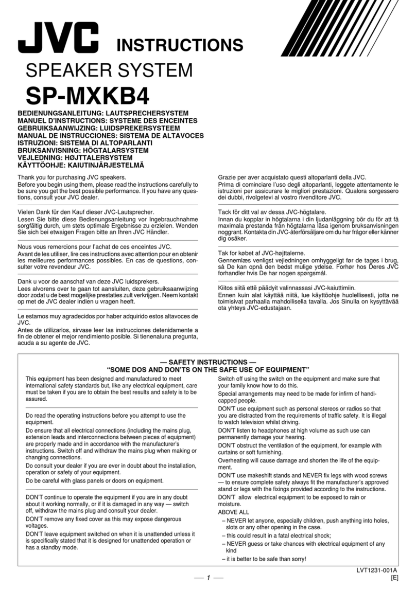 JVC SP-MXKB4 User manual