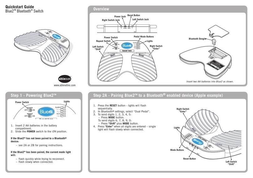 AbleNet Blue2 User manual