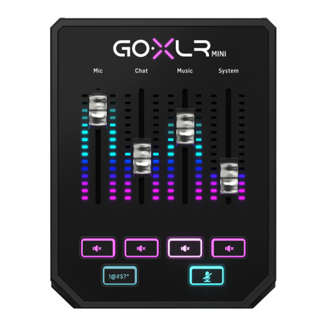 TC-Helicon GoXLR MINI User manual