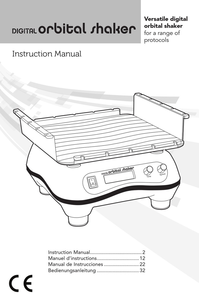Heathrow Scientific digital orbital shaker User manual Heathrow Scientific digital orbital shaker User manual