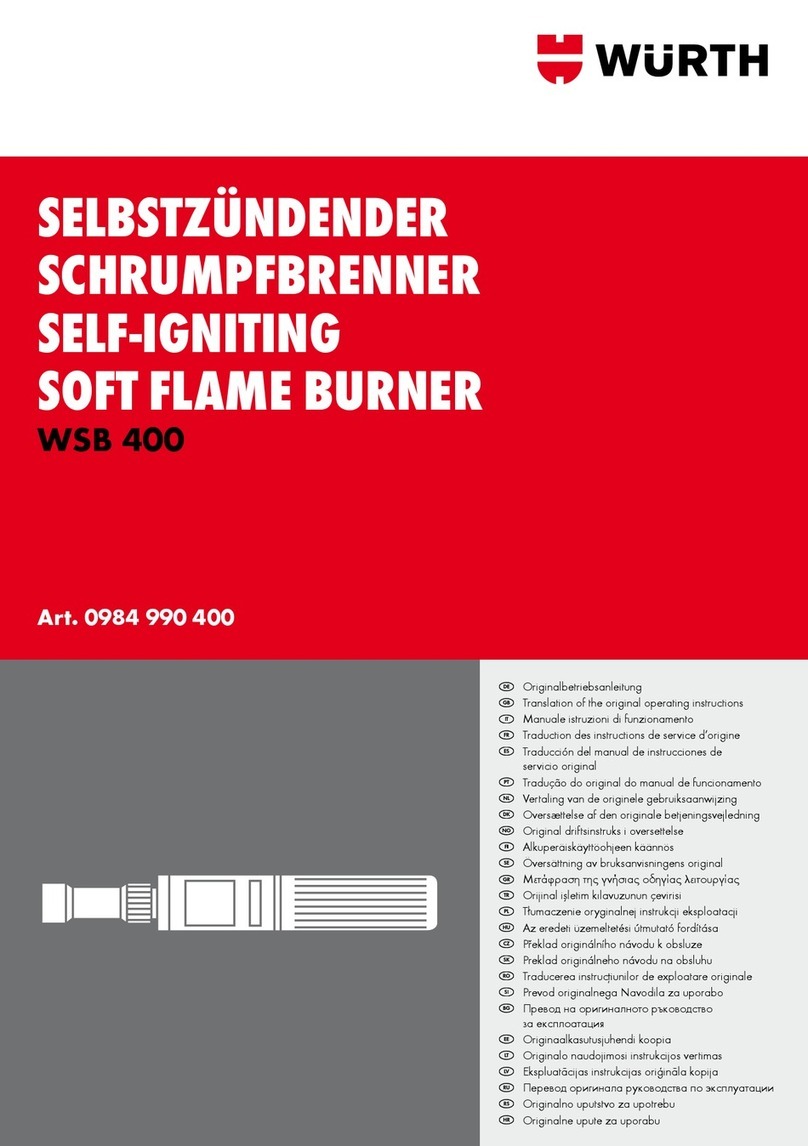 Würth WSB 400 Translation of the original operating instructions