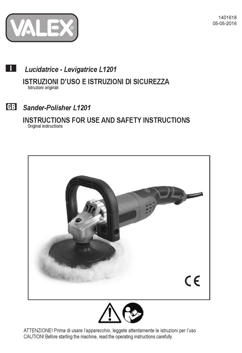 Valex L1201 Instructions for use and Safety Instructions