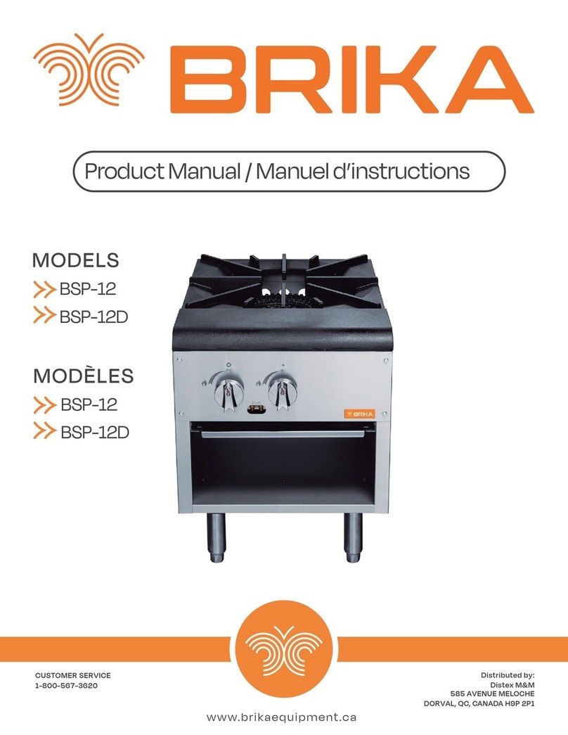 BRIKA BSP-12 product manual