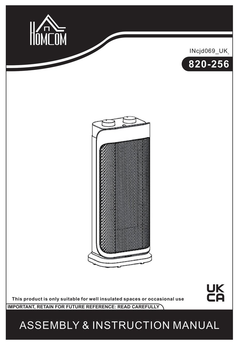 HOMCOM 820-256 Installation guide