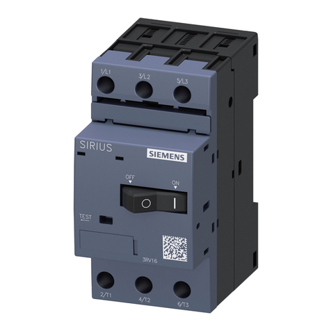 Siemens SIRIUS 3RV1611-0BD10 User manual