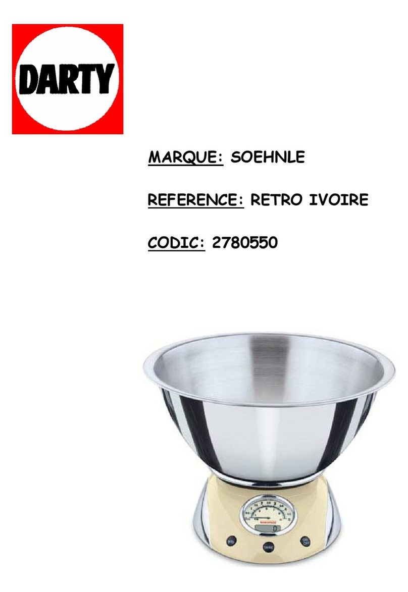Soehnle 65850 operating instructions