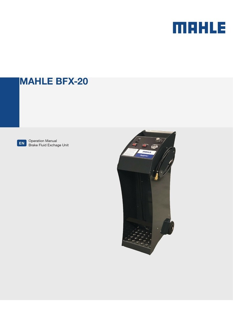 MAHLE BFX-20 User manual MAHLE BFX-20 User manual