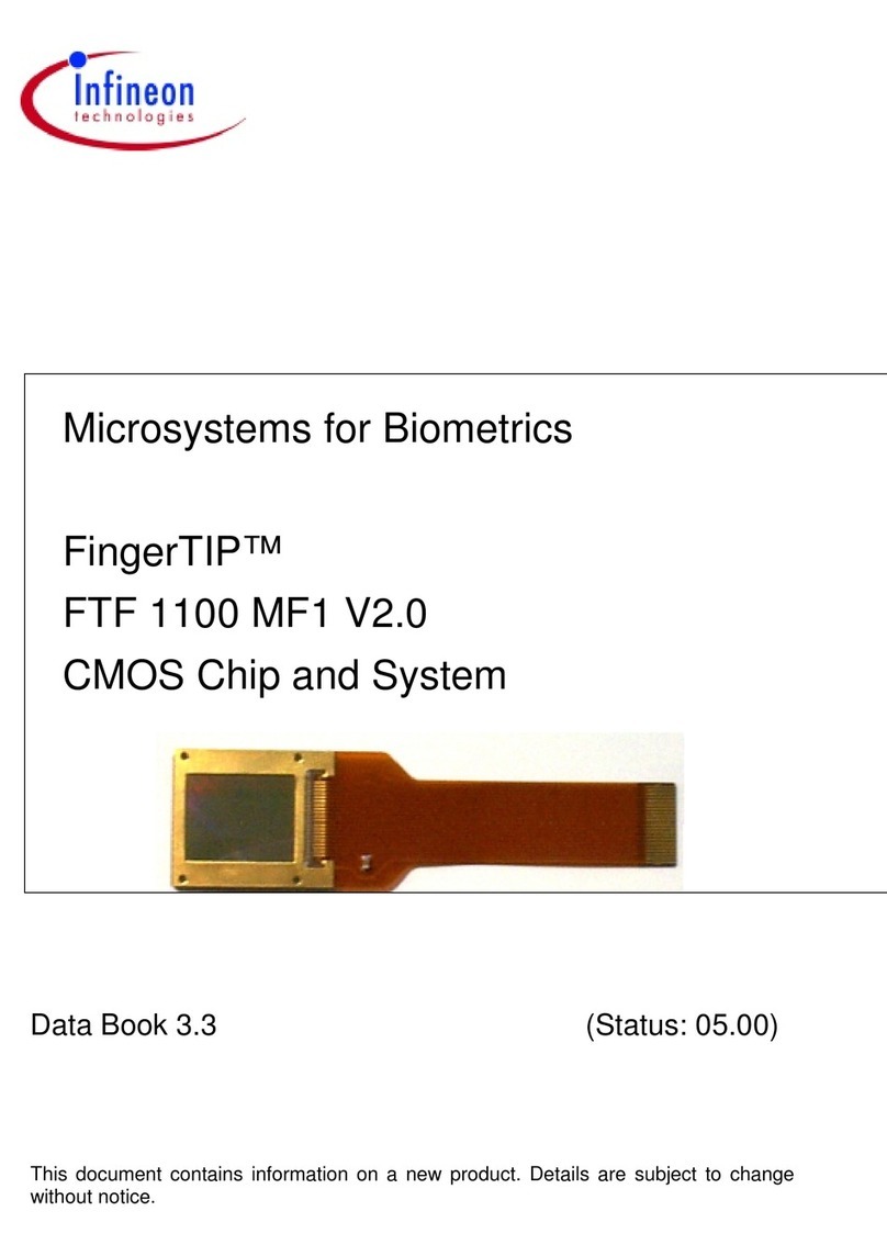 Infineon FingerTIP FTF 1100 MF1 User manual