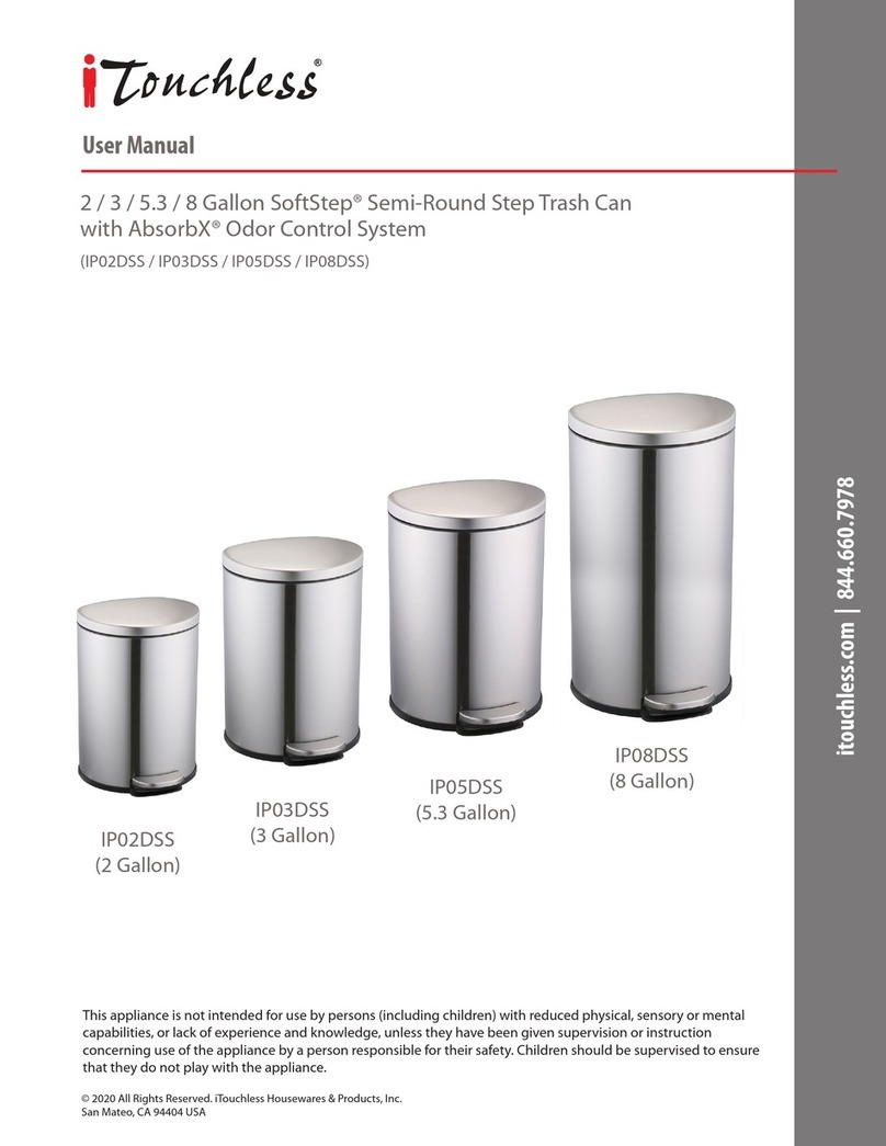 Itouchless IP02DSS User manual