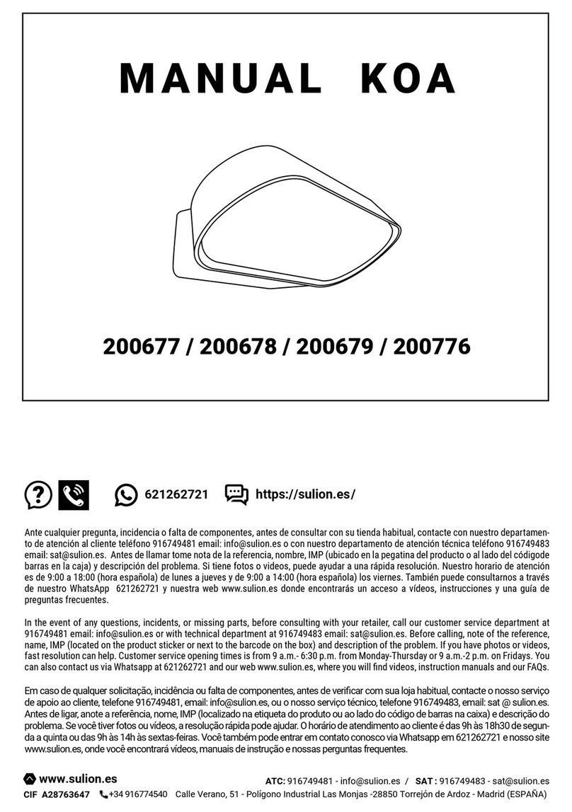 Sulion KOA 200677 manual
