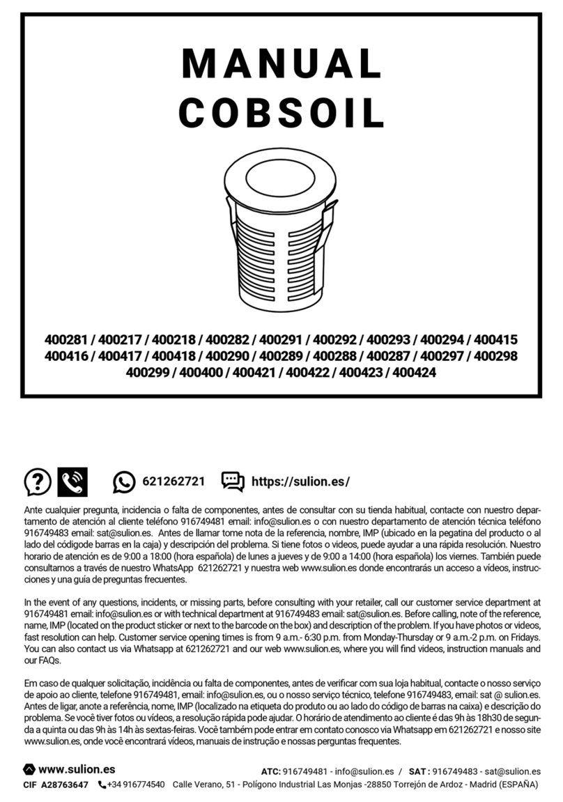 Sulion COBSOIL 400281 User manual