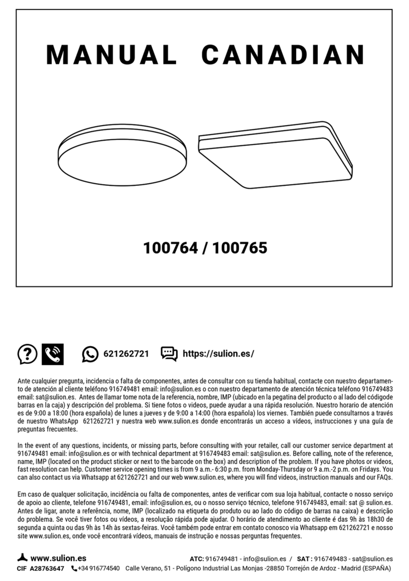 Sulion CANADIAN 100764 User manual