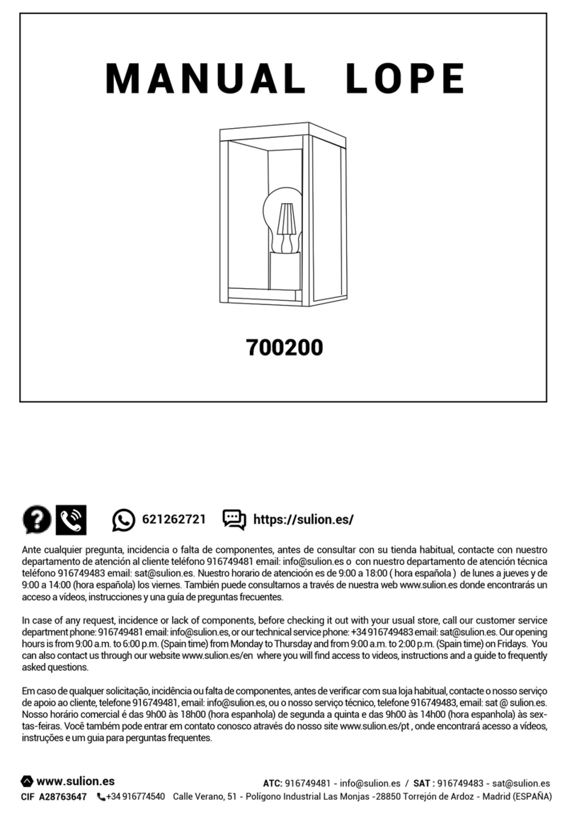 Sulion LOPE 700200 manual