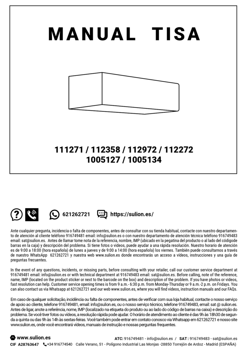 Sulion TISA 111271 manual