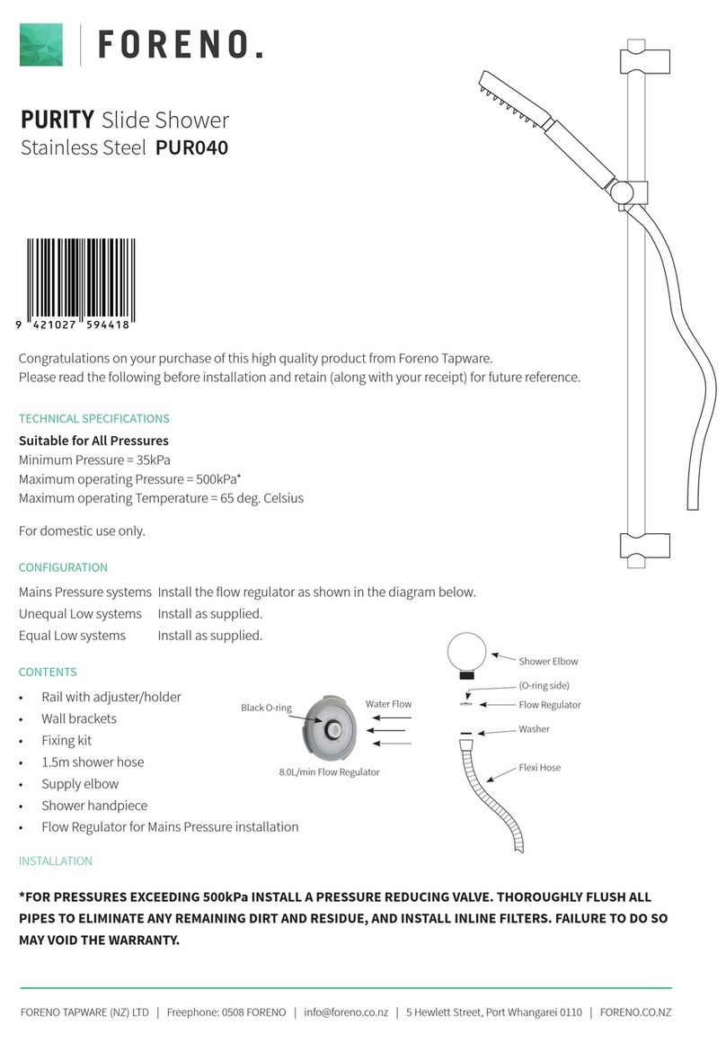 FORENO PUR040 quick guide