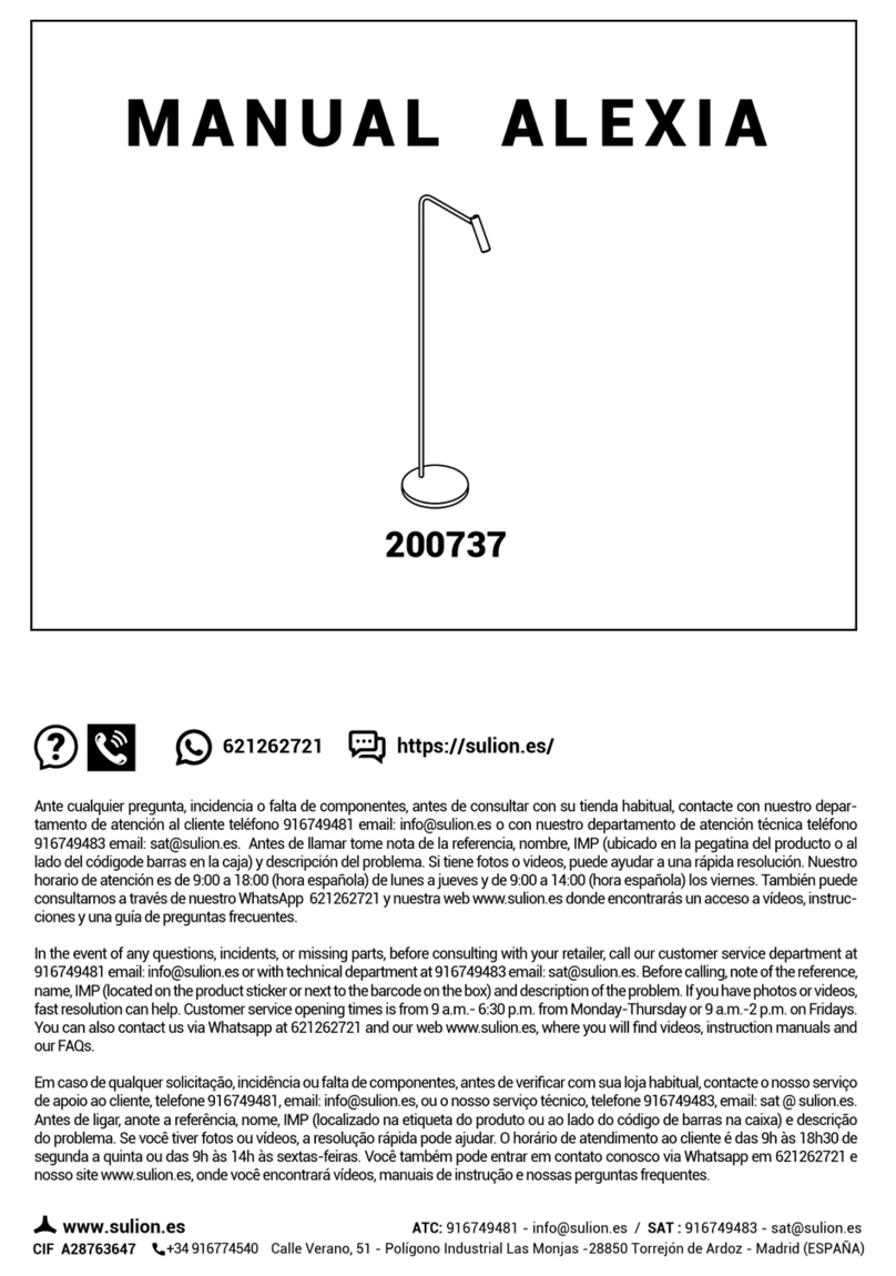 Sulion ALEXIA 200737 User manual