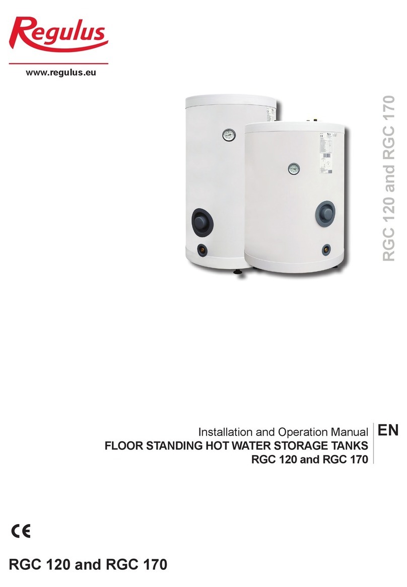 Regulus RGC 120 Installation and operation manual