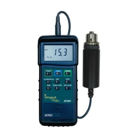 Extech Instruments 407820 User manual