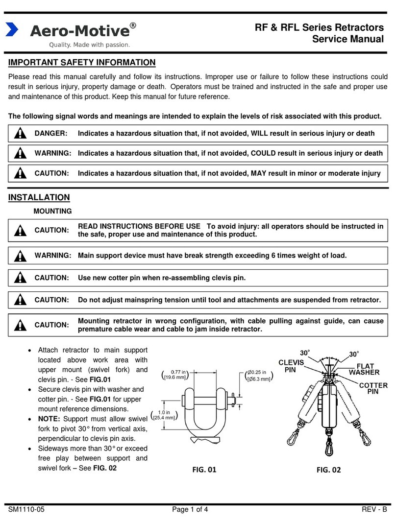 Aero-motive RF & RFL Series Service manual