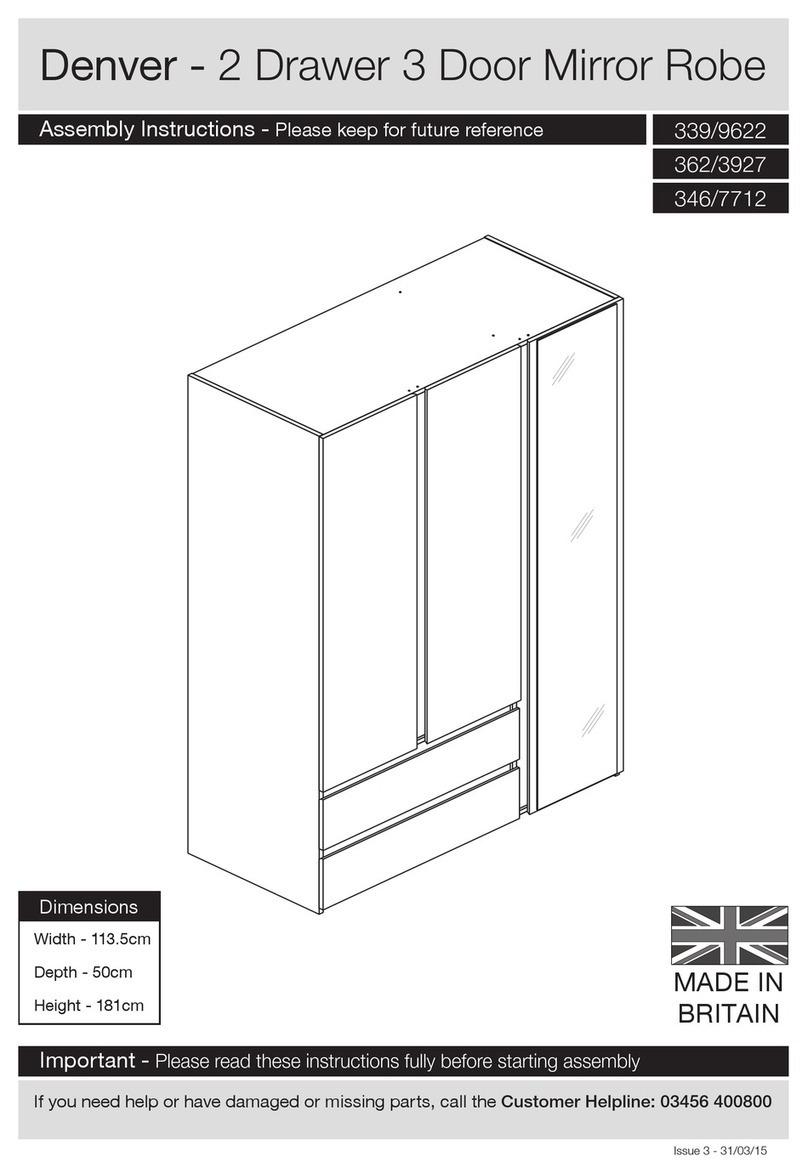 Argos Denver 339/9622 Assembly instructions