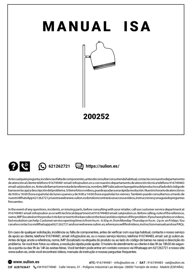 Sulion ISA 200252 manual