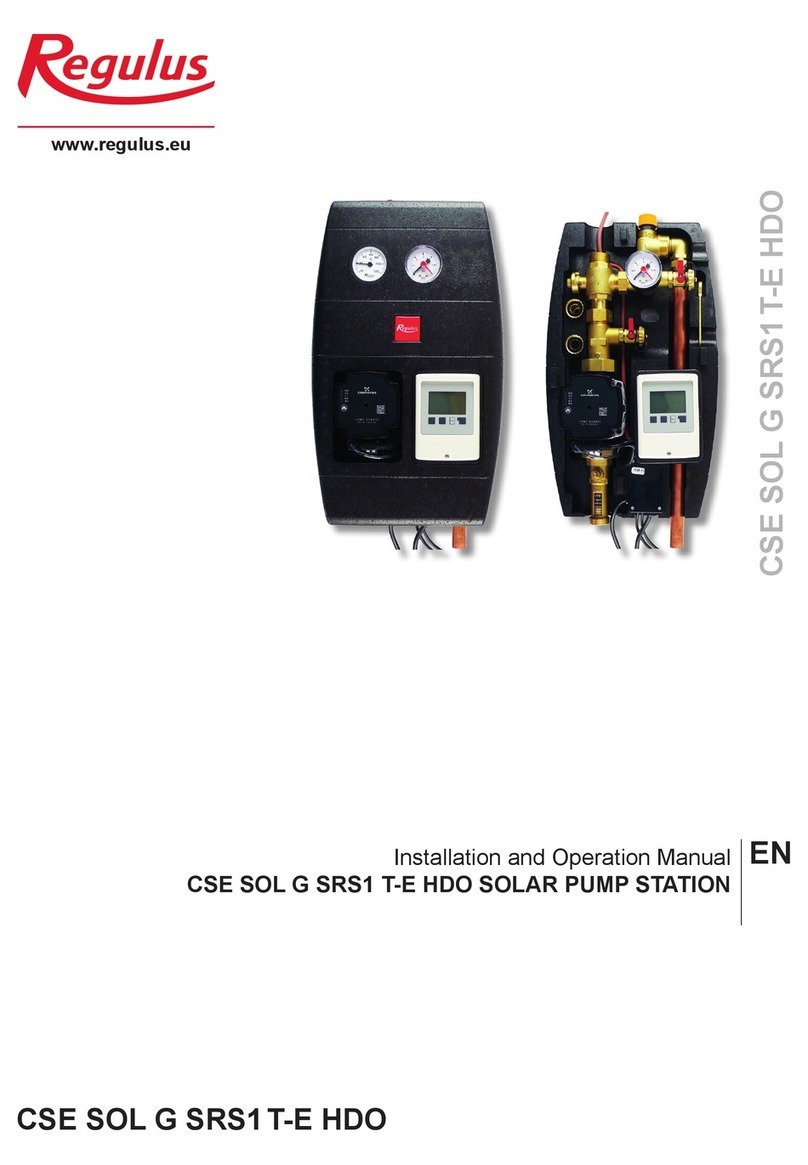 Regulus CSE SOL G SRS1T-E HDO Installation and operation manual Regulus CSE SOL G SRS1T-E HDO Installation and operation manual