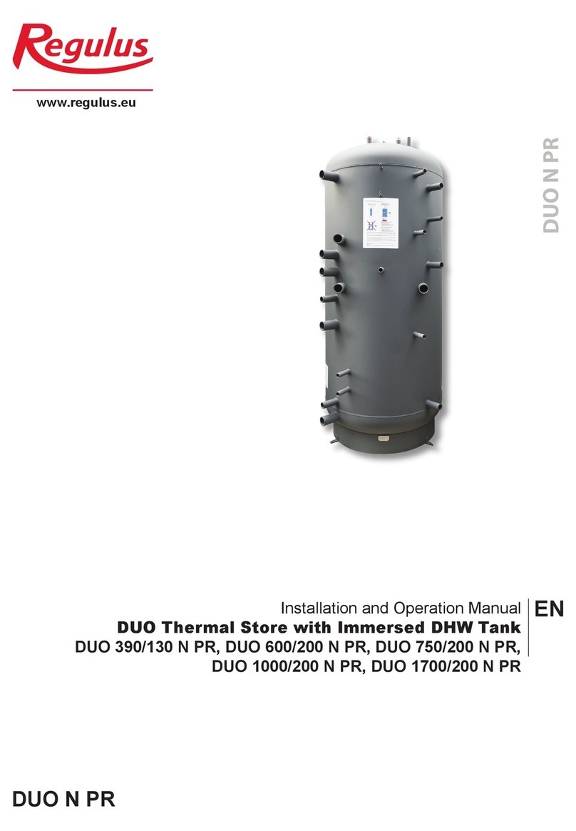 Regulus DUO N PR Installation and operation manual