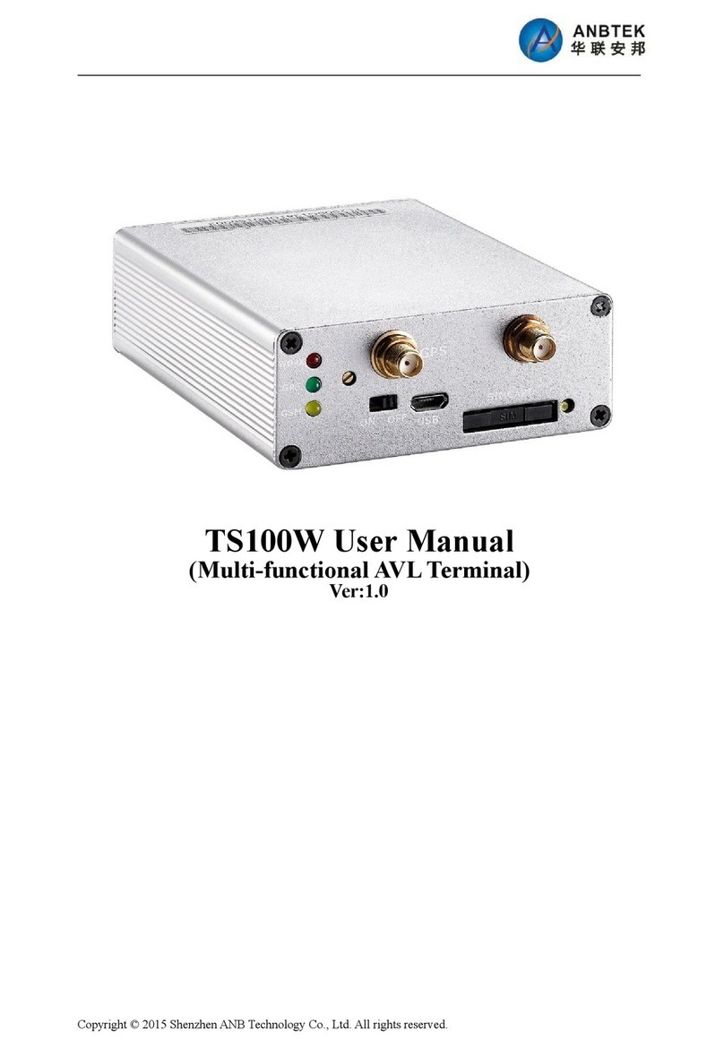 ANBTEK TS100W user manual