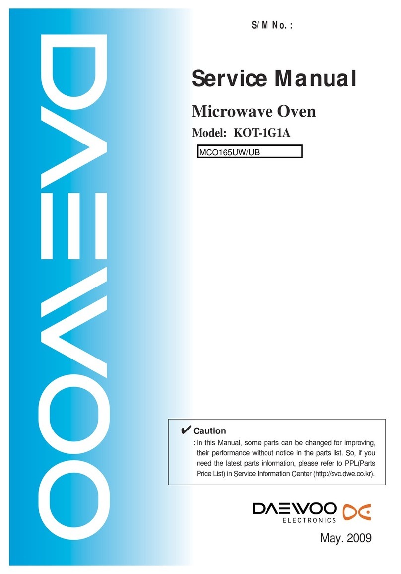 Daewoo KOT-1G1A User manual