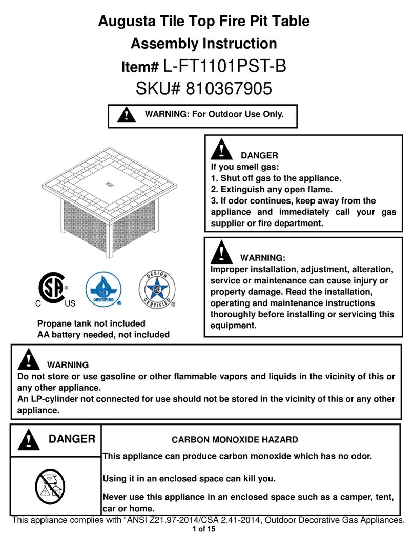 Sunjoy L-FT1101PST-B Assembly instruction
