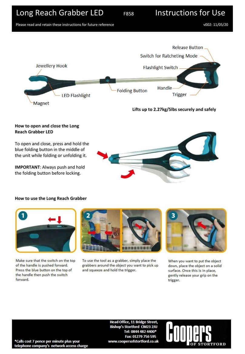 Coopers of Stortford F858 Instructions for use