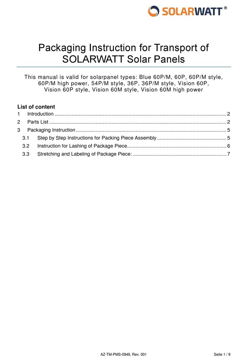 solarwatt Blue 60P/M User manual
